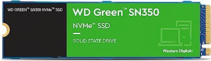 (EGX^fW^) Western Digital 480GB WD Green SN350 NVMe SSD \bhXe[ghCu - Gen3 PCIe M.2 2280 ő2,400MB/s - WDS480G2G0C