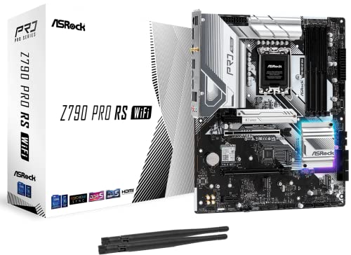 ASRock }U[{[h Z790 Pro RS WiFi Intel 12 13 CPU LGA1700 Ή Z790`bvZbg DDR5 ATX }U[{[h K㗝Xi