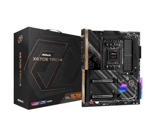 ASRock }U[{[h X670E Taichi AMD Ryzen 7000 V[Y CPU (Soket AM5) Ή X670E E-ATX }U[{[h K㗝Xi