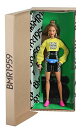 Mattel - Barbie BMR1959: Barbie with Bike Shorts, Braided Hair and Doll Stand, African American