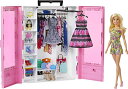 マテル(MATTEL) バービー(Barbie) バービーとピンクなクローゼット ドールファッションセット 着せ替え人形 ハウス ドール、アクセサリー付き 3歳...