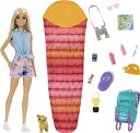 Barbie It Takes Two Malibu Camping Doll (11.5 in Blonde) with Pet Puppy, Backpac...