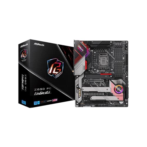 ASRock }U[{[h Z690 PG Velocita Intel 12CPU(LGA1700)Ή Z690 ATX }U[{[h K㗝Xi