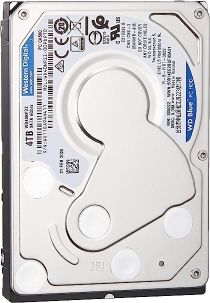 Western Digital HDD 4TB WD Blue PC 2.5C` HDD WD40NPZZ