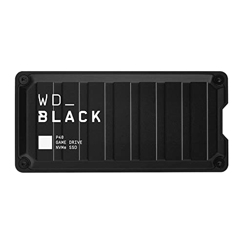 ウエスタンデジタル WD ポータブルSSD 1TB WD_BLACK P40 最大転送2000MB/秒 RGB LED搭載 メーカー5年保証 PS4 PS5 / Xbox Oneメーカー動作確認済 WDBAWY0010BBK-WESN 国内正規代理店