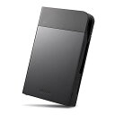 BUFFALO ICカードロック解除対応MILスペック耐衝撃ボディー防滴 防塵ポータブルHDD 2TB ブラック HD-PZN2.0U3-B