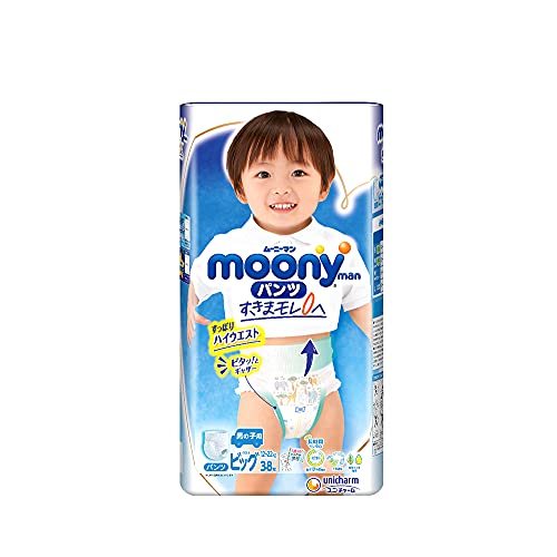 パンツ ビッグ ムーニーマン 男の子 オムツ(12~22kg)38枚 パンツ ビッグ ムーニーマン 男の子 オムツ(12~22kg)38枚