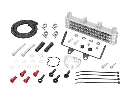 キタコ(KITACO) スーパーオイルクーラーキット 3段コア (フレーム下部マウント) CT125ハンターカブ(JA65) 360-1471100