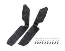 キタコ(KITACO) ステップボード アルミ製 縞板 アルマイト仕上げ 左右セット ブラック ADV160(KF54) 538-1461050