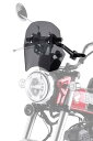 ジータレーシング(ZETA RACING) エクスプローラーウィンドシールド ホンダ DAX125用 ショートタイプ ZE70-6012ダートフリーク DIRTFREAK
