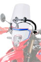ジータレーシング(ZETA RACING) CRF250L/M 12-20,CRF250L/(S)(MD47) 21-23 アドベンチャー ウィンドシールド ライトスモーク スクリーン上下反転可能 モバイル機器取付け マウントバー標準装備 角度 高さ