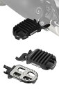 ZETA アドベンチャーフットペグ CRF250L/RALLY 12-20, CRF1000L/1100L 18-23 林道 ロングツーリング ブラック ZE93-0140