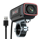 AKEEYO バイクドライブレコーダー 4K UHD 28fps/2K 55fps自転車ドラレコ駐車監視 二輪車 スマホ連携 500万画素 充電式 64GBカード付き 142度広角 IP66常時録画 ループ録画 緊急録画 配線不要 LED信号対策AKY