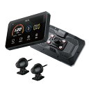 日本の屋外使用対応DFS搭載 TANAX CHIGEE SRS-001スマートライドモニター AIO-5 Lite 前後カメラ付きドライブレコーダー CarPlay/android autoワイヤレス対応 IPS液晶 IP67