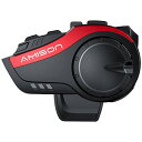 Amison バイクインカム 最大10人同時通話 最大通話距離2000m Bluetooth 5.0 無線機バイクいんかむ 連続28H時間通話 IP67防水 ヘルメット用 音楽共有 音声聞き取リ FMラジオ付きインターコム 自動ペアリング 通信機器 技(2)