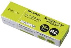 まとめ シャープ ファクシミリ用インクリボンA4幅 36m巻 UX-NR9GW 1箱(2本) 2セット まとめ シャープ ファクシミリ用インクリボンA4幅 36m巻 UX-NR9GW 1箱(2本) 2セット