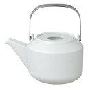 KINTO (キントー) LT ティーポット 600ml ホワイト ストレーナー付き 食洗機使用可 21232