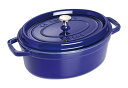 staub ストウブ 「 ピコ ココット オーバル グランブルー 29cm 」 大きい 両手 鋳物 ホーロー 鍋 IH対応 日本正規販売品 La Cocotte...