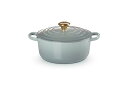 ル クルーゼ(Le Creuset) 鋳物 ホーロー 鍋 シグニチャー ココット ロンド 20 cm シーソルト ガス IH オーブン 食洗器 対応 日本正規販...