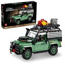 LEGO アイコン ランドローバー クラシック ディフェンダー 90 10317 モデルカー 組み立てセット 大人とクラシックカー愛好家向け オフロードアイコン...