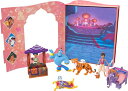 Mattel ディズニー プリンセス ジャスミン ストーリーブックセット 6つのキーキャラクター、小さな人形、フィギュア、アクセサリー付き ディズニーのアラジン...