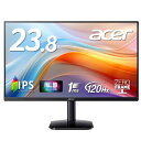 Acer モニター 23.8インチ フルHD 非光沢 IPS 120Hz 1ms(VRB) sRGB 99% AdaptiveSync HDMI 1.4 ミニD-Sub 15ピン スピーカー ヘッドフォン端子搭載 VESAマウント対応 ゼロフレームデザ(2)