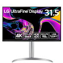 LG モニター ディスプレイ 32UQ850V-W 31.5インチ/IPS Black/4K (3840 2160)/DisplayHDR400/DCI-P3 98%/USB Type-C(USB Power Delivery 最大90W)/Displ
