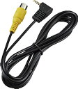 ケンウッド ポータブルナビゲーション専用リアビューカメラ接続ケーブル CA-P150R ブラック KENWOOD