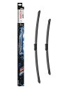 BOSCH(ボッシュ) 輸入車用 フラットワイパーブレード エアロツイン車種専用 650/500mm A089S