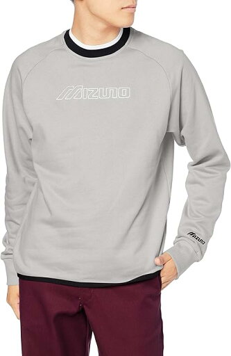 Mizuno スポーツスタイルウエア スウェットクルーネック D2MC0003 シルバースコンス 日本 S (日本サイズS相当) Mizuno スポーツスタイルウエア スウェットクルーネック D2MC0003 シルバースコンス 日本 S (日本サイズS相当)