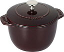 staub ストウブ 「 ラ ココット de GOHAN グレナディンレッド S 12cm 」 ご飯鍋 炊飯 1合 鋳物 ホーロー 鍋 炊飯器 日本正規販売品 ...