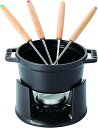 staub ストウブ 「 ミニ チョコレート フォンデュセット ブラック 10cm 」 フォンデュ鍋 日本正規販売品 Speciality 40509-587