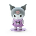サンリオ(SANRIO) サンリオ ぴたっとふれんず(ミニ)フロッキードール きせかえ人形 クロミ クロミちゃん kuromi 6.8 3.6 3cm キャラクター 604321 SANRIO