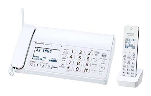 特殊:B07HH7S1XLコード:4549980013731ブランド:パナソニック(Panasonic)規格：KX-PD215DL-W商品カラー: ホワイトサイズ情報:子機1台付き商品重量:3015000呼出音が鳴る前に相手に警告メッセージを流す「迷惑防止」機能搭載ナンバー ディスプレイ契約なしでも不在着信履歴を表示(日付 時刻のみ)「迷惑電話着信拒否」に、最大300件の電話番号を登録可能充実の迷惑電話防止機能液晶に表示する文字:カナ 外形寸法(高さ 幅 奥行) 親機:約86 296 191mm(受話器、突起部除く)/約256 296 240mm(記録紙トレーオープン時、受話器、突起部除く) 子機:約173 49 25mm 充電台:約47 73 90mm消費電力:待機時:約0.5w、コピー時:約16W、送信時:約8W、受信時:約15W› もっと見る発送サイズ: 高さ36.5、幅31.1、奥行き14.2発送重量:3270商品紹介1.呼出音が鳴る前に相手に警告メッセージを流す「迷惑防止」機能搭載 2.ナンバー ディスプレイ契約なしでも不在着信履歴を表示(日付 時刻のみ)3.「迷惑電話着信拒否」に、最大300件の電話番号を登録可能ご注意 免責 お読みください パナソニック製品の修理に関するお問い合わせ パナソニック修理ご相談窓口 TEL:0120-878-554受付時間:9:00~19:00 (日祝日及び年末年始9:00~17:30)インターネットより「パナソニック修理」で検索