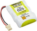 エルパ (ELPA) 電話機用充電池 パナソニック他同等品 3.6V 600mAh ニッケル水素充電池 TSC-025