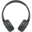 ソニー(SONY) ワイヤレスヘッドホン WH-CH520:Bluetooth対応/軽量設計 約147g/専用アプリ対応により好みの音質にカスタマイズできる「イコライザー」設定対応/ブラック WH-CH520 B 小