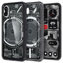 Spigen Nothing Phone 2 ケース クリア TPU バンパーケース 2重構造 米軍MIL規格取得 耐衝撃 すり傷防止 黄ばみ無し ワイヤレス充電対応 ウルトラ ハイブリッド ACS06996 (ゼロ ワン)(2)
