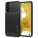 Spigen Galaxy S22 ケース SC-51C | SCG13 厚さ2.2mm 滑る止め 持ちやすい 耐衝撃 米軍MIL規格取得 薄型 軽量 ワイヤレス充電対応 ラギッド アーマー ACS03986 (マット ブラック)(2)