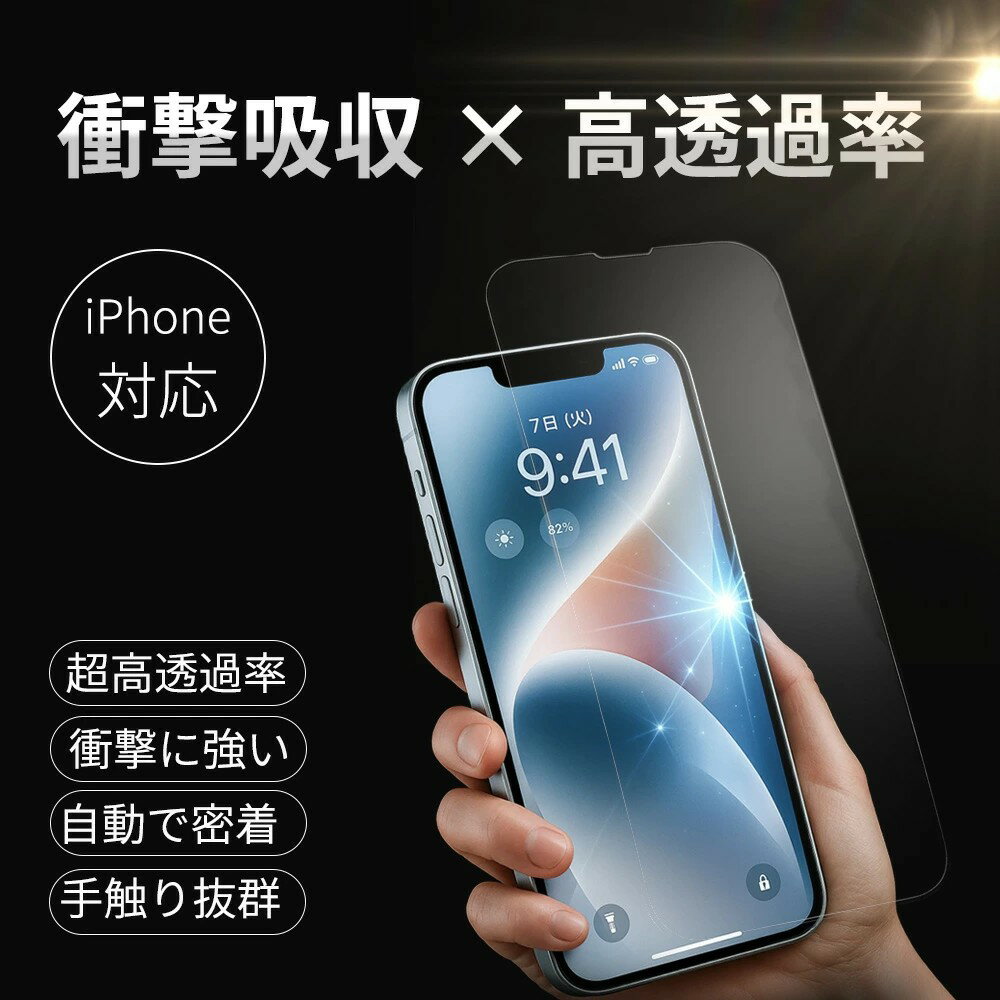Rakuten - ★透明こそ、最も自然な選択★iPhone 17 e iPhone16 15 14 Pro Max Plus 13 12 11 Pro Max ガラスフィルム 高透過率 スマホフィルム アンドロイド Pixel9/9Pro GalaxyA52 A53 S23 ガラスフィルム 保護フィルム シート アンドロイド フィルム スマホ 画面保護フィルム