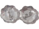 キラリ手芸部 No1273_ビジュー ボタン ソーオン ストーン(アクリル)_クリスタル1.0×1.0cm_7個入り(手芸用 縫い付け)