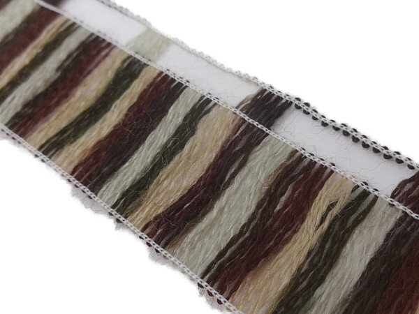 キラリ手芸部 No.1694レース_茶色（ブラウン）_幅2.5cm×長さ3m（手芸用）