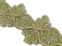 キラリ手芸部 No.206手芸用ブレード リボン_金色(ゴールド)幅2.5cm×2m巻き