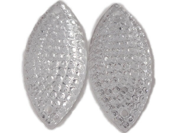 キラリ手芸部 No1560ビジュー パーツ ソーオン ストーン（アクリルビーズ ラインストーン）クリスタル1..