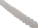キラリ手芸部 No.1373_ブレード リボン_白色(ホワイト)_幅0.8cm×3m巻き【161008ブレード リボン】(手芸用)