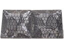 キラリ手芸部 No.453ビジュー パーツ ソーオン ストーン(アクリルビーズ ラインストーン)レオパード柄1.5×1.5cm_15個入り(手芸用 縫い付け)