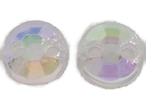 キラリ手芸部 No.6408 手芸用ビジュー パーツ ソーオン ストーン(アクリルビーズ ラインストーン)クリスタルAB(オーロラ) 円形 0.4cm×0.4cm_35個入り( 縫い付け) キラリ手芸部 No.6408 手芸用ビジュー パーツ ソーオン ストーン(アクリルビーズ ラインストーン)クリスタルAB(オーロラ) 円形 0.4cm×0.4cm_35個入り( 縫い付け)