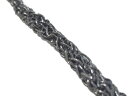 キラリ手芸部 NO.5278ブレード リボン(ひも)(黒色:ブラック)幅0.4cm×長さ3m巻き(手芸用)
