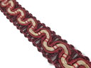 キラリ手芸部 No.3283ブレード リボン_赤色(レッド)_幅1.0cm×長さ2m【140530ブレード リボン】(手芸用)