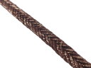 キラリ手芸部 No.191 ブレード リボン_茶色(ブラウン)_幅0.5cm×長さ3m巻き(手芸用)