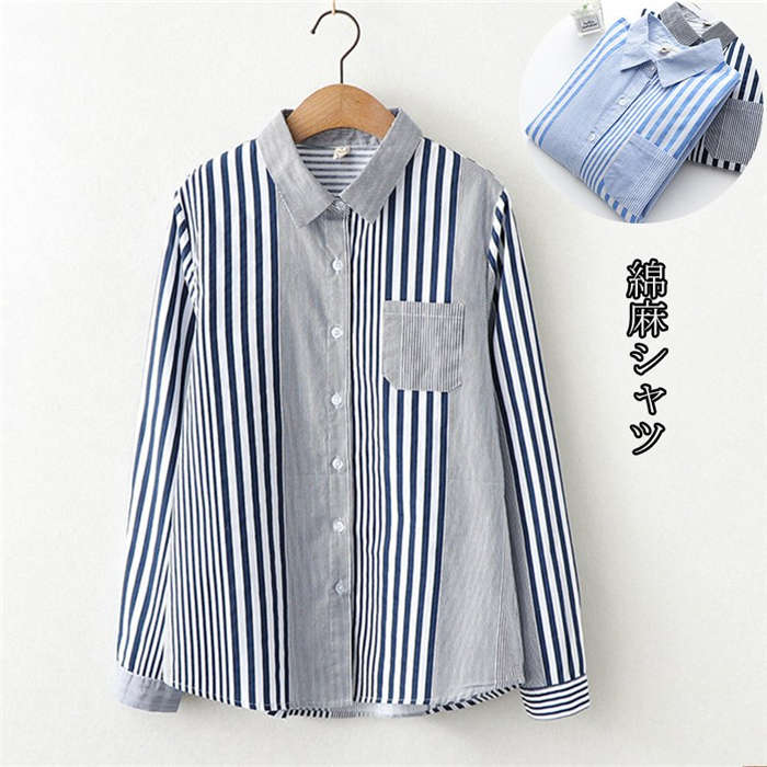 ブラウスシャツトップスレディース4...